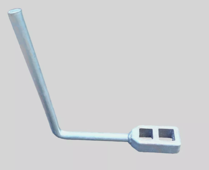 British Waterways Canal Boat Windlass Double Head Lock Gate Key - Lock Paddle